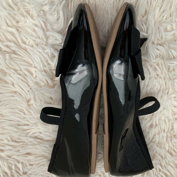 thee bron girls ballet flats mary jane black patent leather size 13 - Picture 4 of 8
